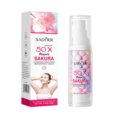 SADOER Sakura Pearls Private Parts Underarm Whitening Moisturize - 40g Sadoer
