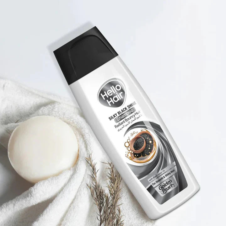 Golden Pearl Hello Hair - Silky Black Shine Shampoo Golden Pearl