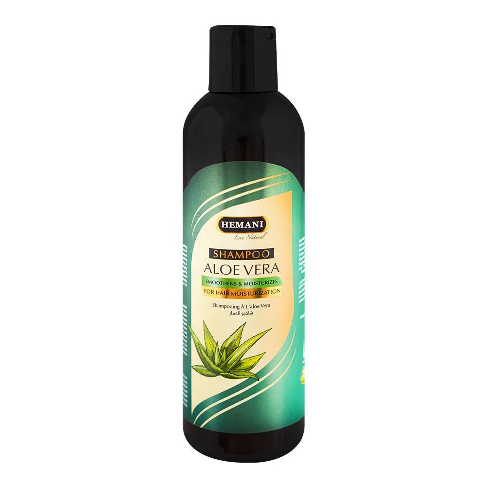 Hemani Aloe Vera Shampoo, For Hair Moisturization - 350ml Hemani