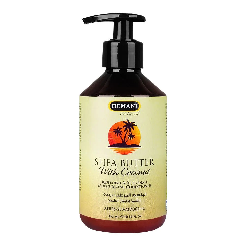 Hemani Shea Butter With Coconut Moisturizing Conditioner - 300ml Hemani
