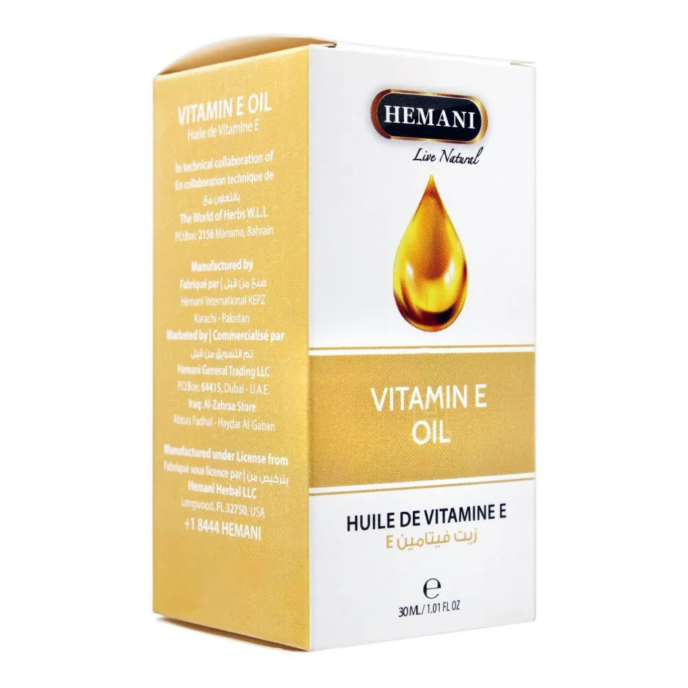 Hemani Herbal Oil - 30ml - Vitamin E Hemani