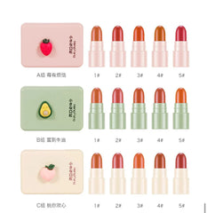 HengFang 5Pcs Long Lasting Moiturizing Matte Mini Lipistick Set Heng Fang