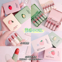 HengFang 5Pcs Long Lasting Moiturizing Matte Mini Lipistick Set Heng Fang