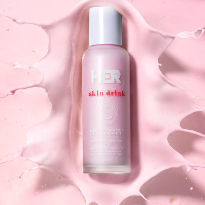 HER Beauty skin drink Hydrating Rose Essence | 2 in 1 Toner Plus HER Beauty