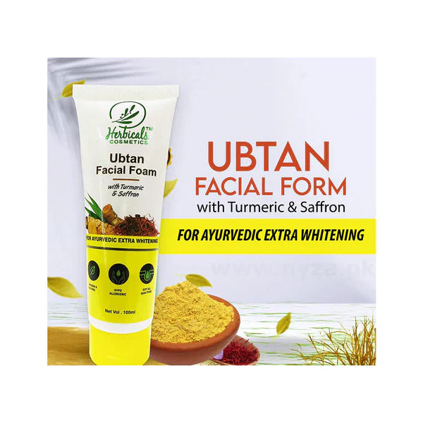 Herbicals Cosmetics Ubtan Faical Foam - 100ml Herbicals Cosmetics