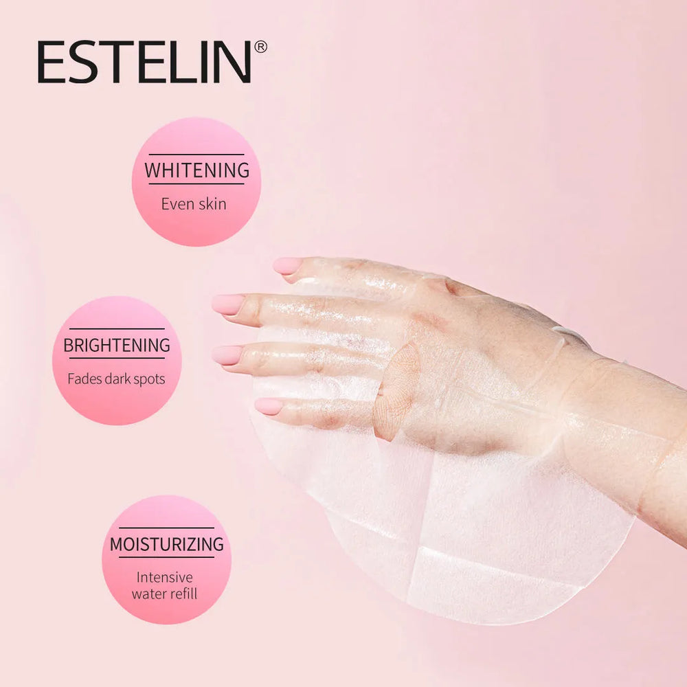 Estelin Niacinamide Fade Spots & Whitening Sheet Mask - 25g Estelin