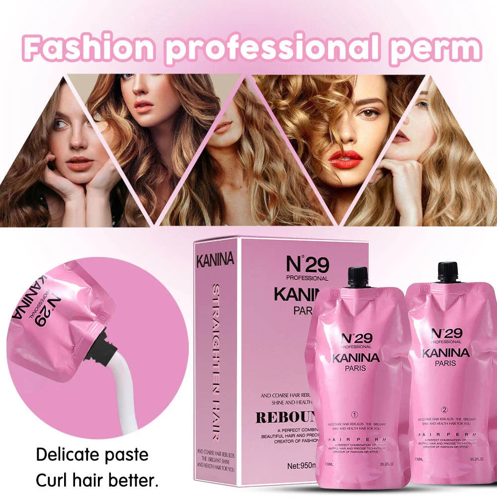 Kanina N°29 Professional Rebonding Cream Permanent Hair Straightening Kanina