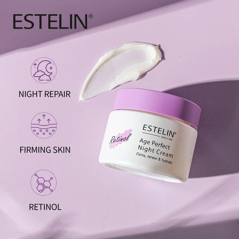ESTELIN Retinol Age Perfect Night Cream for Face - 50ml Estelin