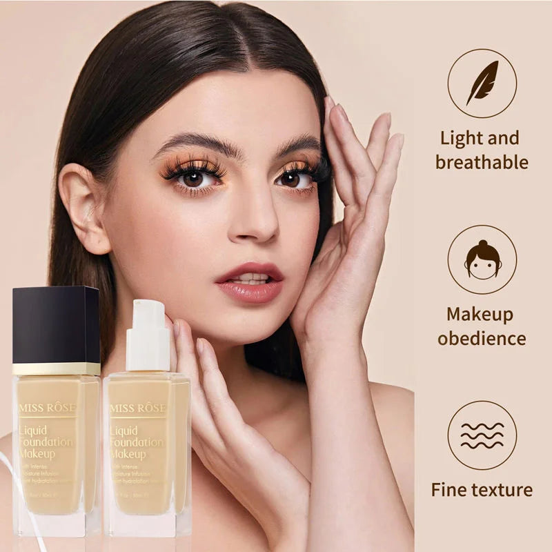 Miss Rose Liquid Makeup Foundation - 30ml Miss Rose