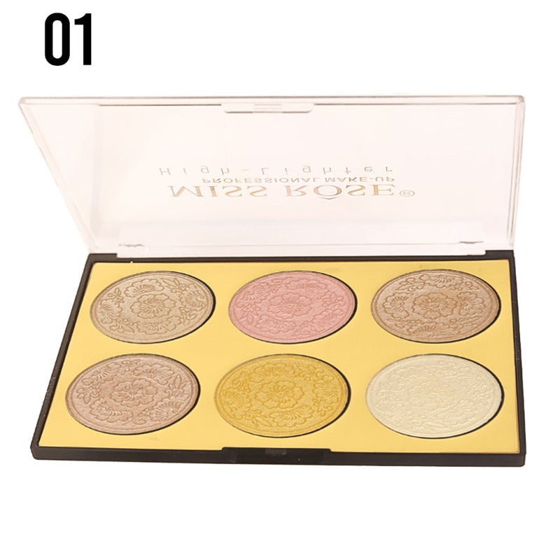 Miss Rose Radiant Glow Highlighter -  6 Color Miss Rose
