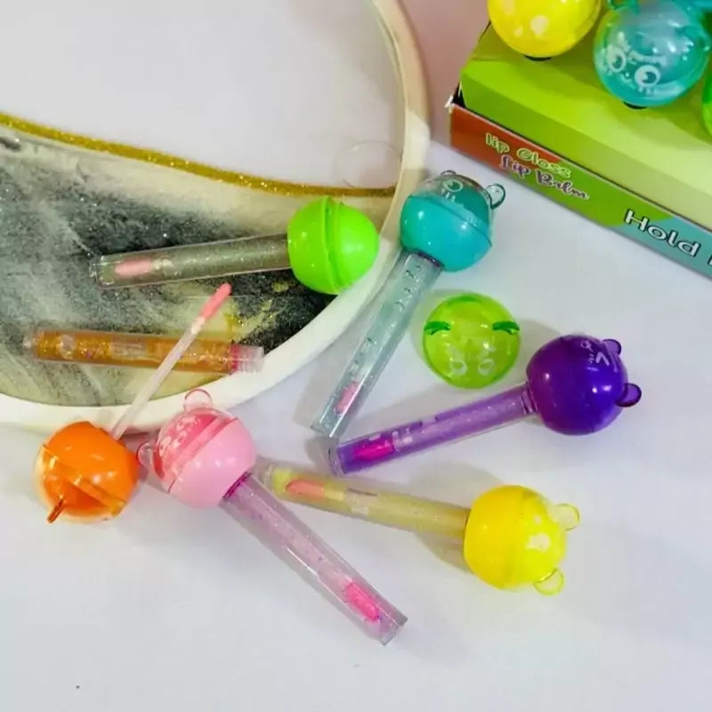 Hold Morning 2 In 1 Lollipop Color Changing Lip Gloss & Lip Balm each Hold Morning