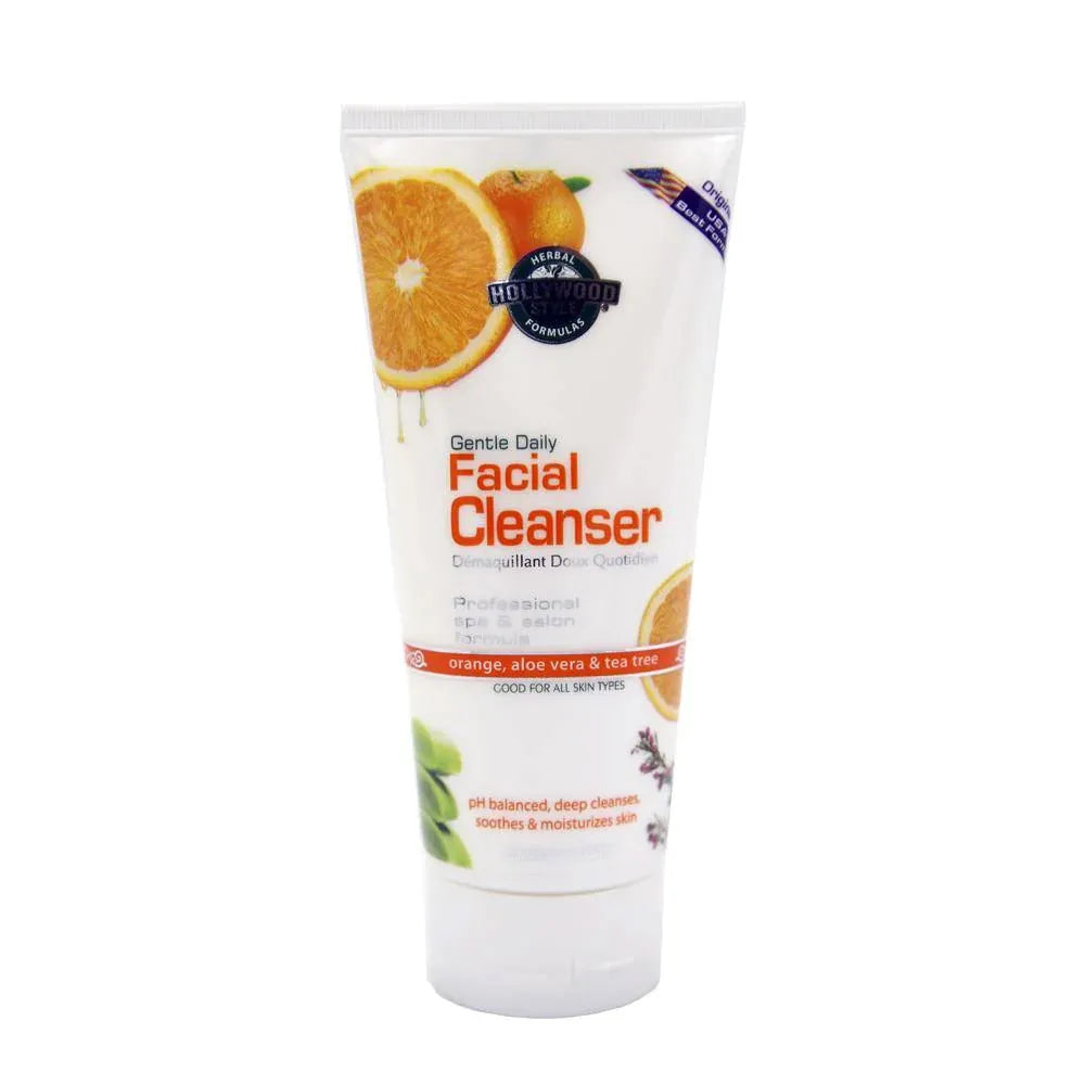 Hollywood Style Orange Aloe Vera And Tea Tree Facial Cleanser – 150ml Hollywood Style