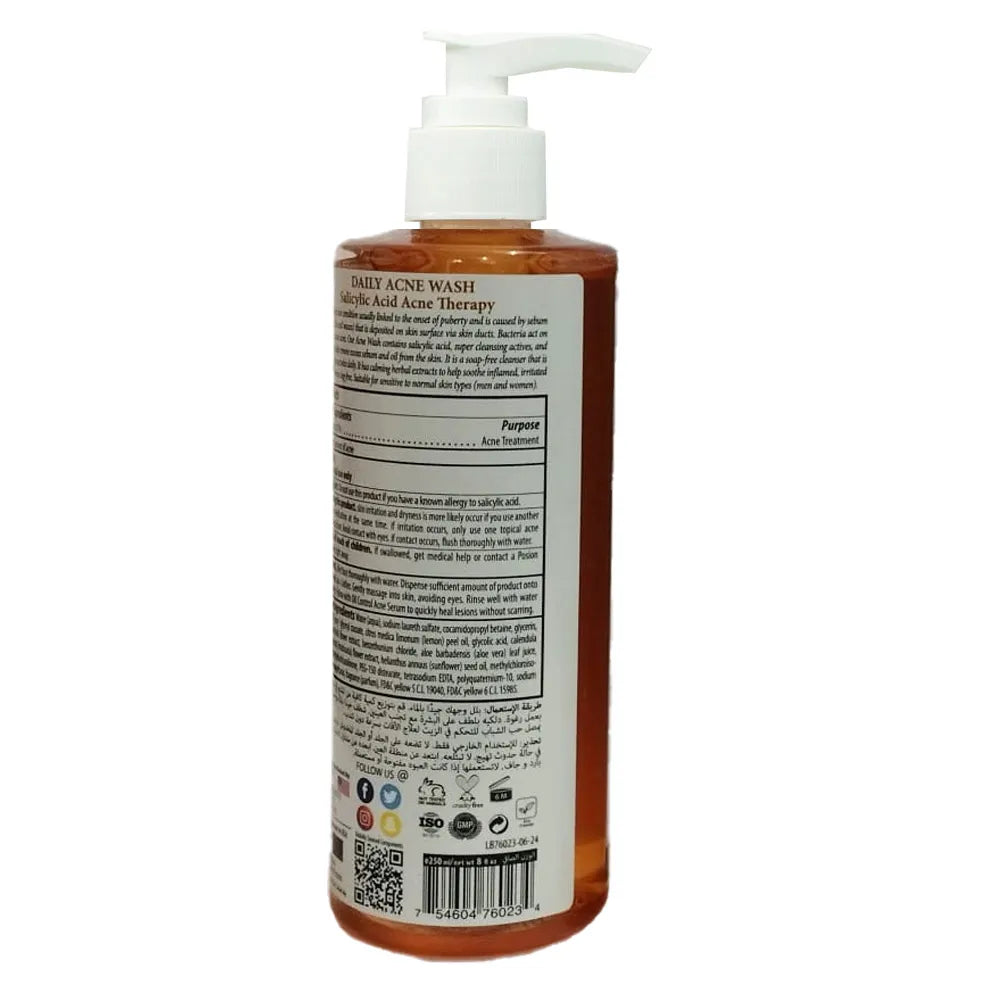 Hollywood Style Daily PH 5.6 Acne Wash - 250ml Hollywood Style