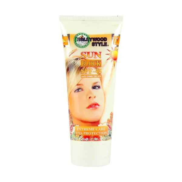 Hollywood Style SPF 45 Oil Free Sun Block - 150ml Hollywood Style