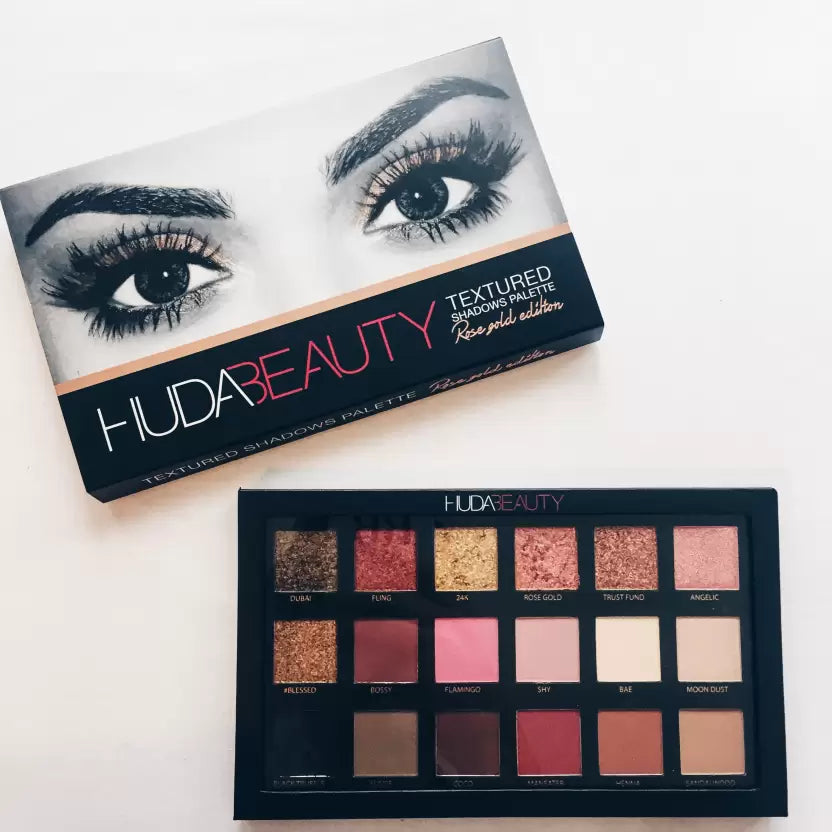 Huda Beauty Textured Shadows Palette - 18 Colors Huda Beauty