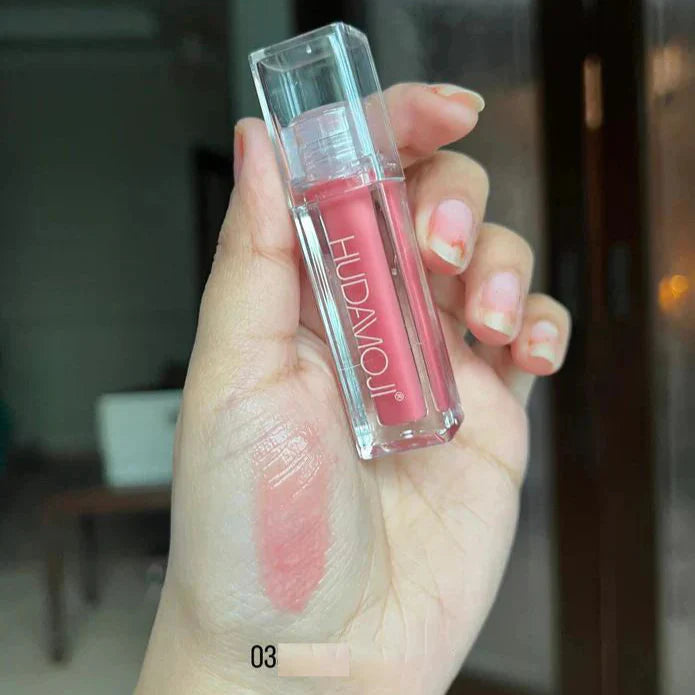 Hudamoji Glossy shiny Lip Gloss Huda Moji