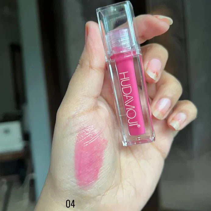 Hudamoji Glossy shiny Lip Gloss Huda Moji