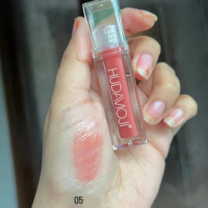 Hudamoji Glossy shiny Lip Gloss Huda Moji