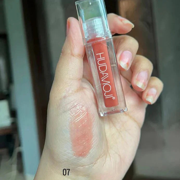 Hudamoji Glossy shiny Lip Gloss Huda Moji