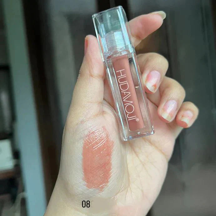 Hudamoji Glossy shiny Lip Gloss Huda Moji