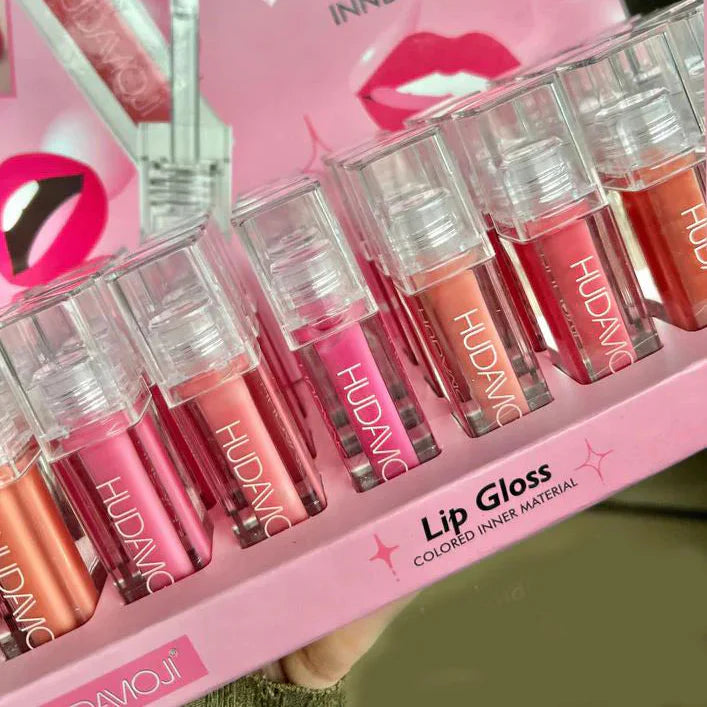 Hudamoji Glossy shiny Lip Gloss Huda Moji