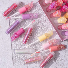 Hudamoji Lipgloss Hidratante Labial Con Vitamin A & E Huda Moji