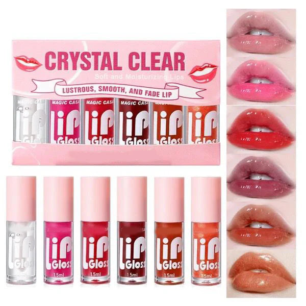Huxia Beauty 6Pcs Korean Makeup Lip Oil Set Huxia Beauty
