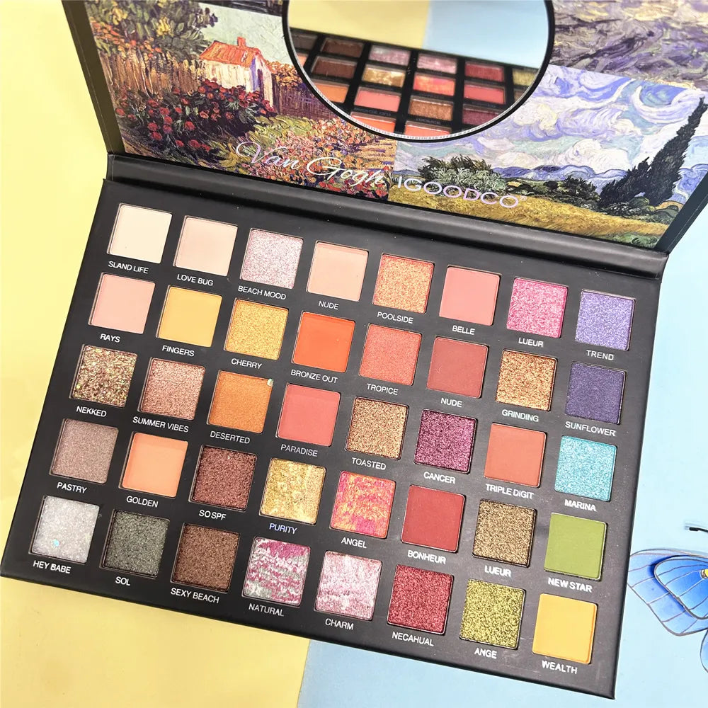 IGOODCO 40 Color Eyeshadow Palette (Matte + Shimmer) Igoodco