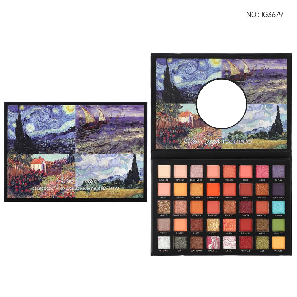 IGOODCO 40 Color Eyeshadow Palette (Matte + Shimmer) Igoodco