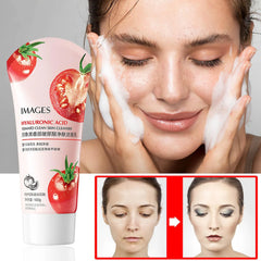IMAGES Tomato Hyaluronic Acid Gently Cleanses Pores, Improves Darkness And Oil Control Facial Cleanser - 100g Images