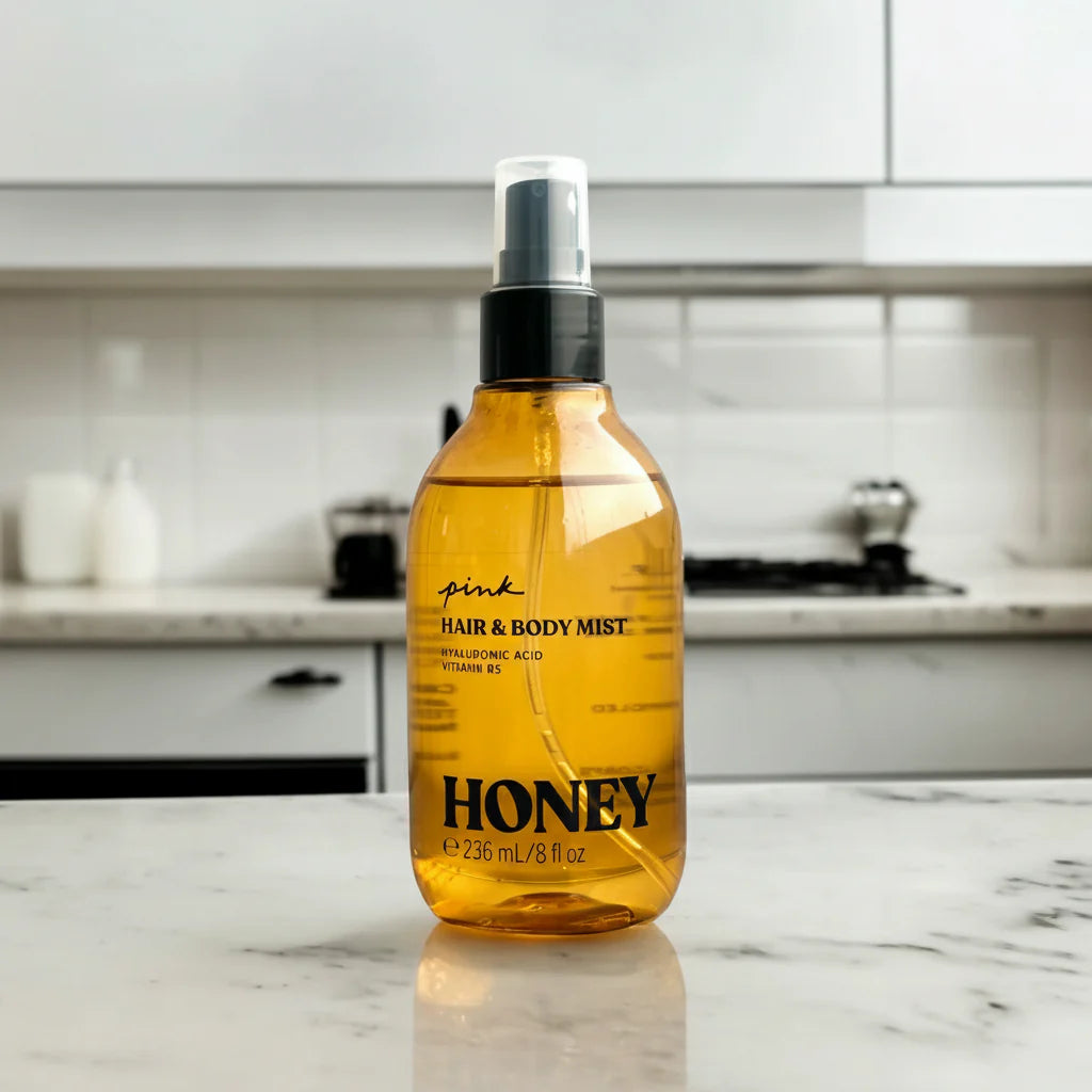 Pink Honey Hyaluronic Acid Vitamin B5 Hair & Body Mist – 236ml Cosmia.pk