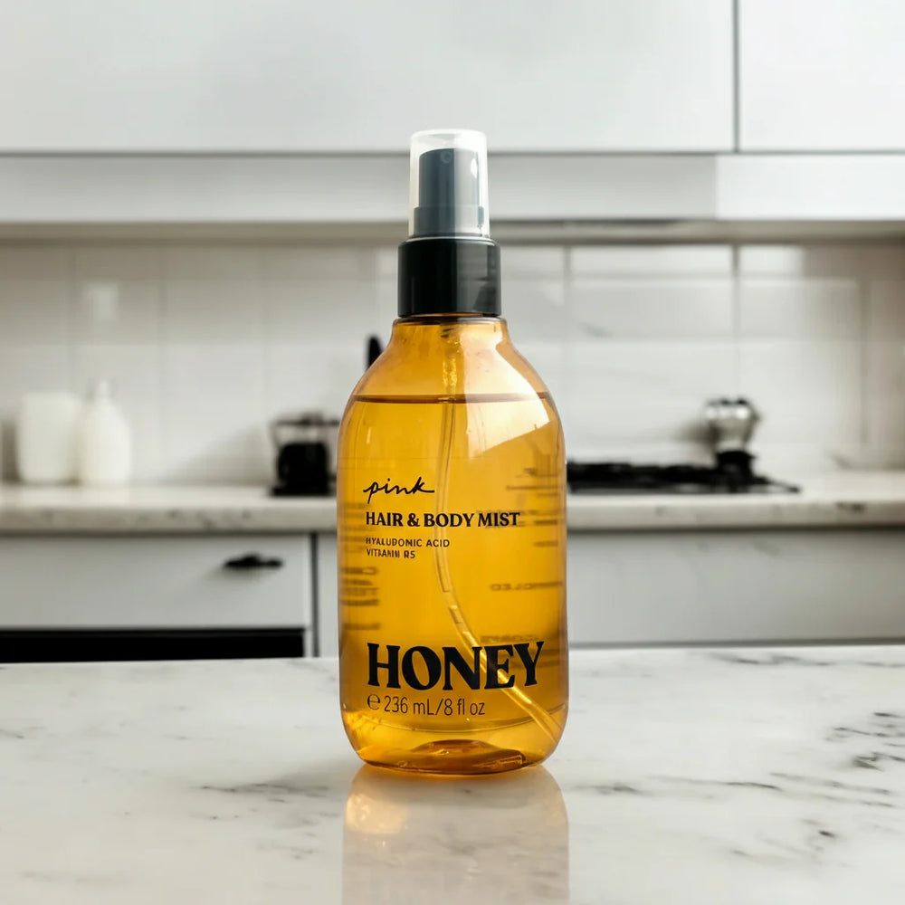 Pink Honey Hyaluronic Acid Vitamin B5 Hair & Body Mist – 236ml Cosmia.pk