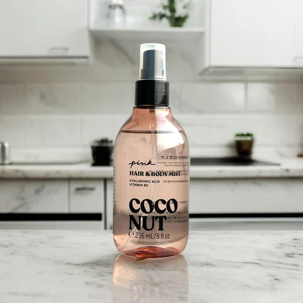 🥥 Pink Coconut Hair & Body Mist – 236ml Cosmia.pk