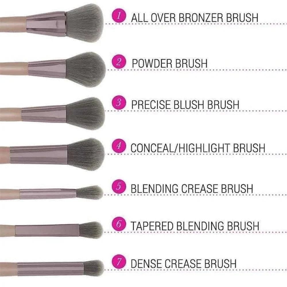 BH Cosmetics Lavish Brush Set With Cosmetic Bag - 15 Pcs BH Cosmetics