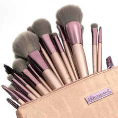 BH Cosmetics Lavish Brush Set With Cosmetic Bag - 15 Pcs BH Cosmetics