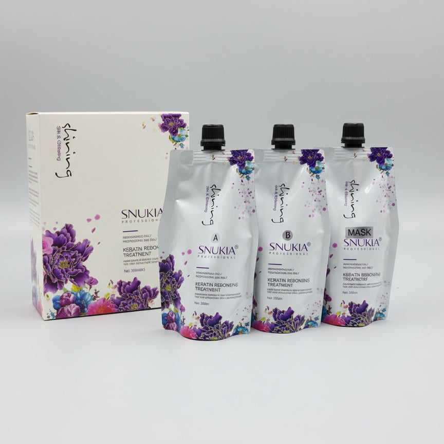 SNUKIA Keratin-Infused Japanese Hair Straightening Cream Kit Snukia