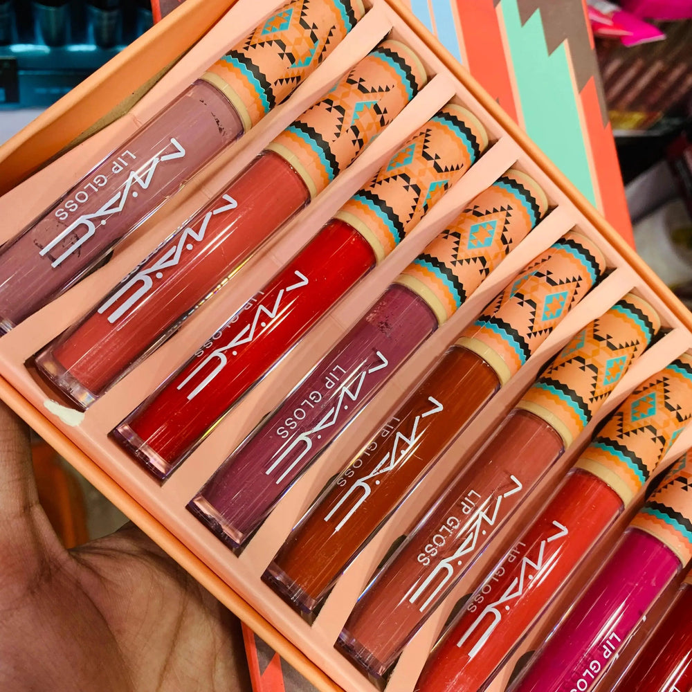12 Pcs Mac Lipgloss Set Mac