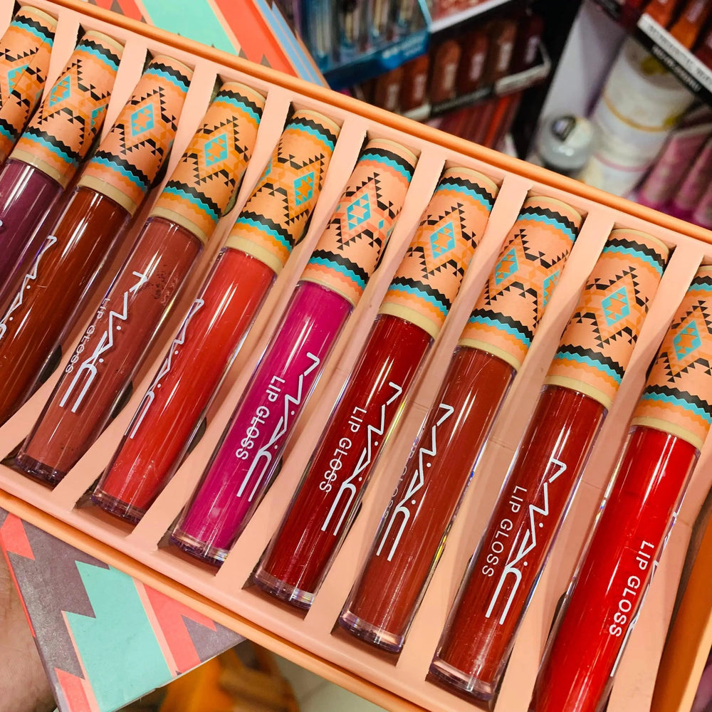 12 Pcs Mac Lipgloss Set Mac