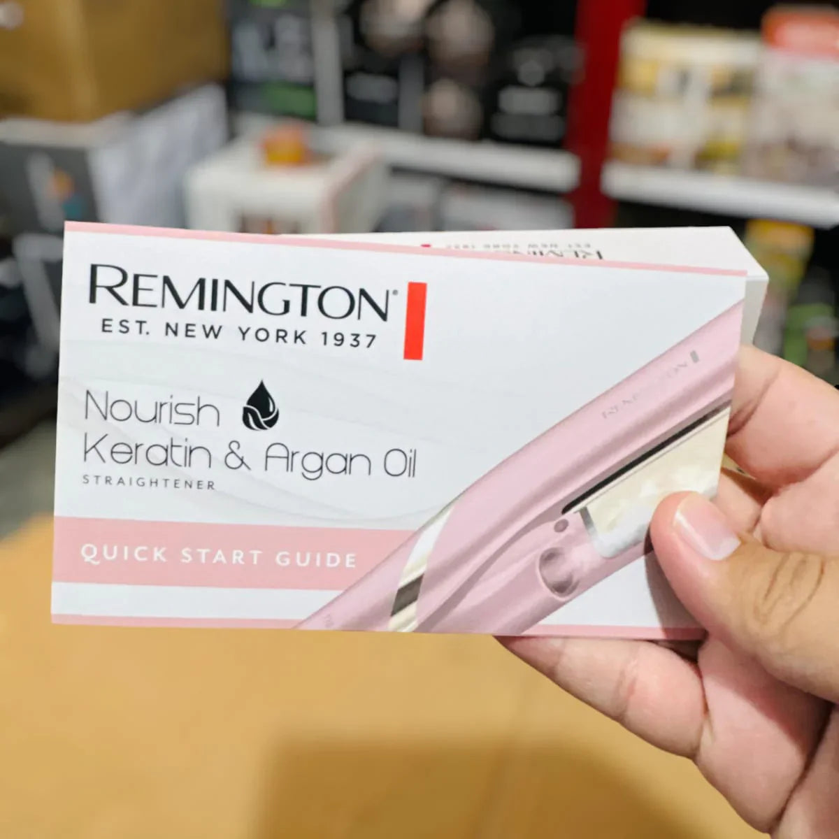 Remington Nourish Keratin & Argan Oil Straightener S9088CN Remington