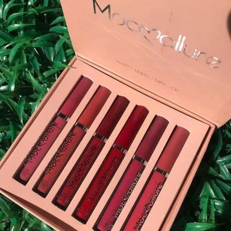 Mocallure Matte Liquid Lipgloss 6Pcs Pack Mocallure