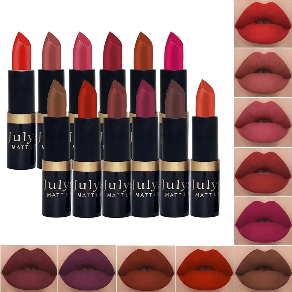 Julystar 12-Piece Matte Lipstick Box JulyStar