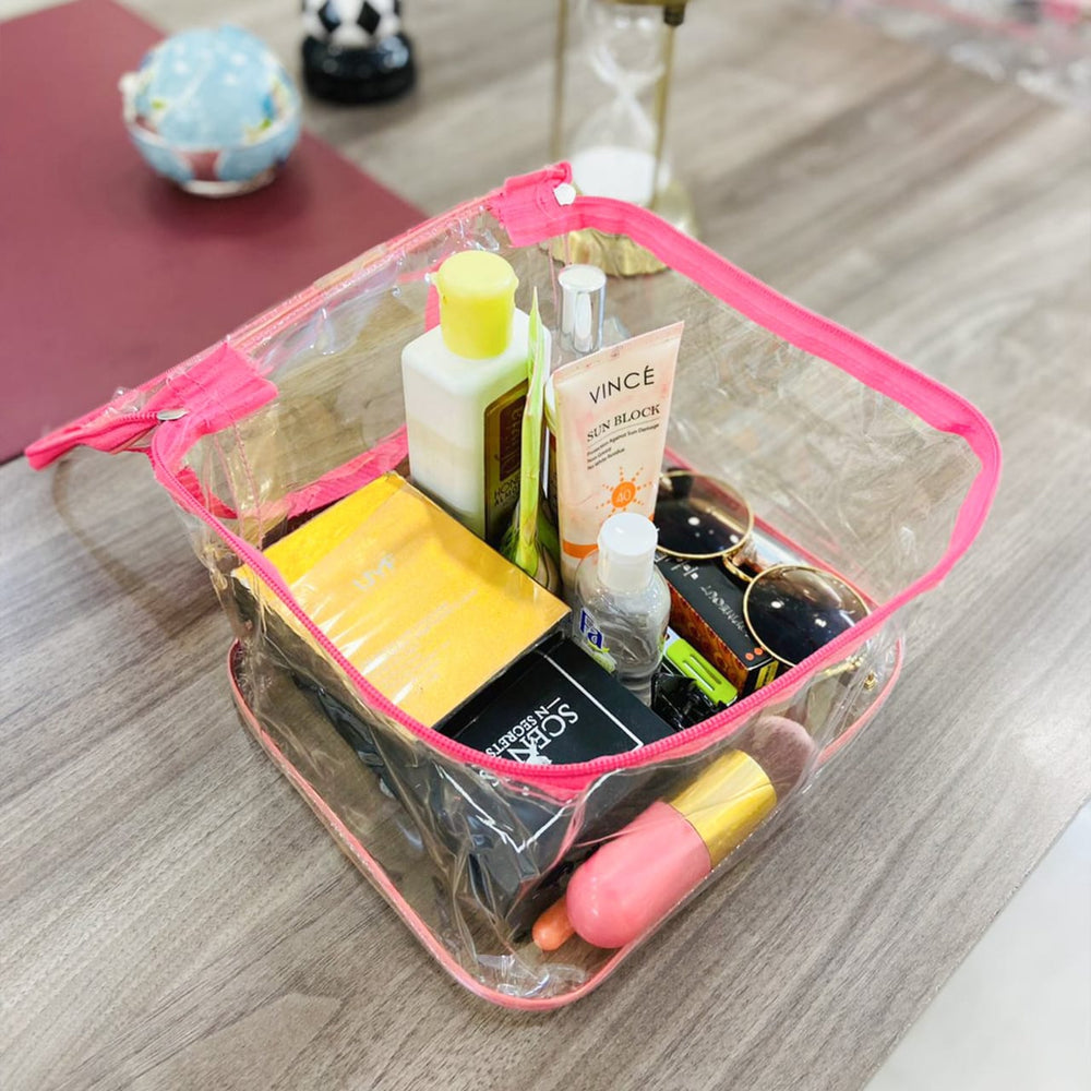 Transparent Waterproof Square Cosmetics Organizer Cosmia