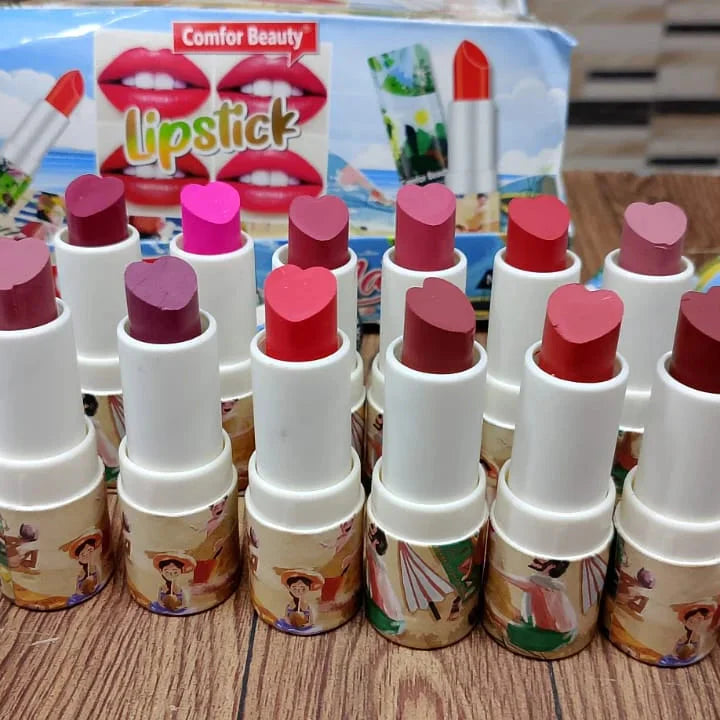 Matte Lipstick (12 Bold Shades) Cosmia.pk