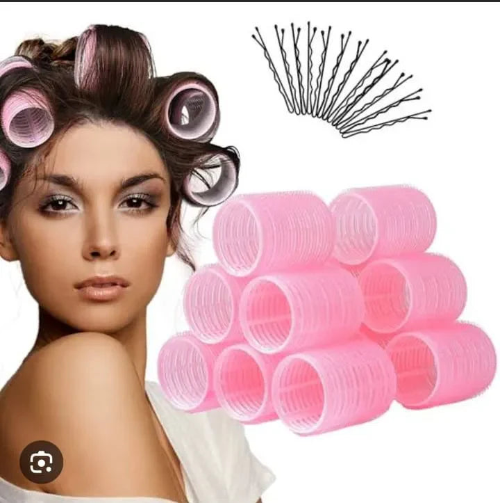 Plastic Hair Rollers for Easy Styling - 6 Pcs Cosmia.pk