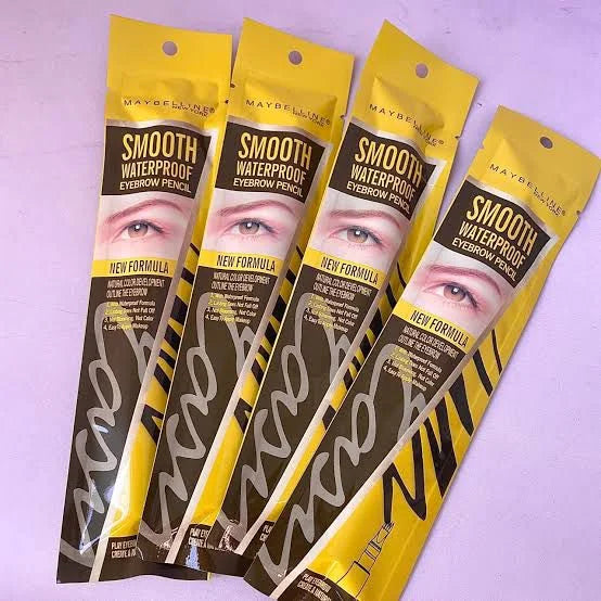 Maybelline Smooth Waterproof Eyebrows Pencil each (4 colours available) Maybelline