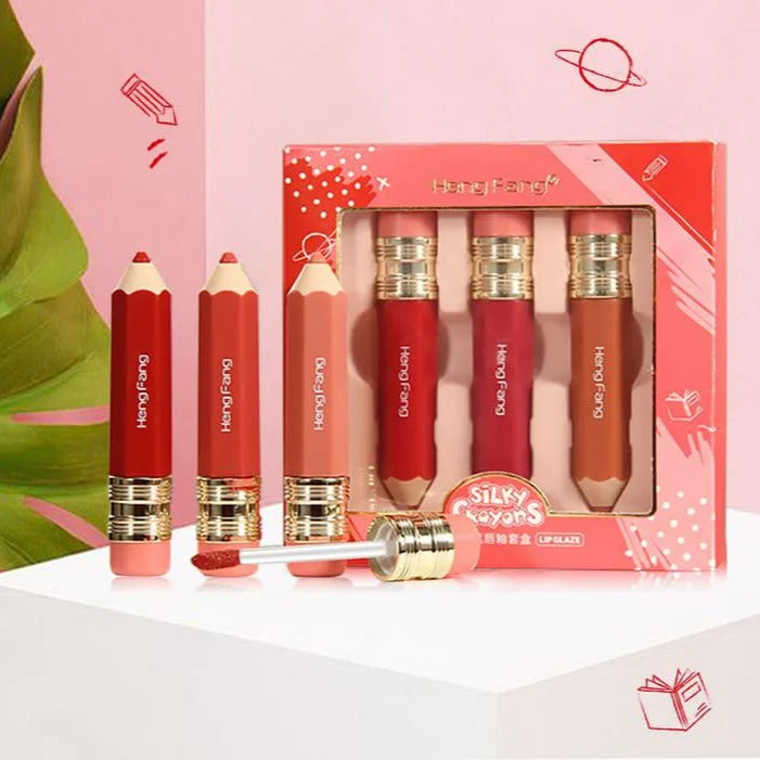 Heng Fang Matte Lipgloss (3Pcs Pack) Heng Fang