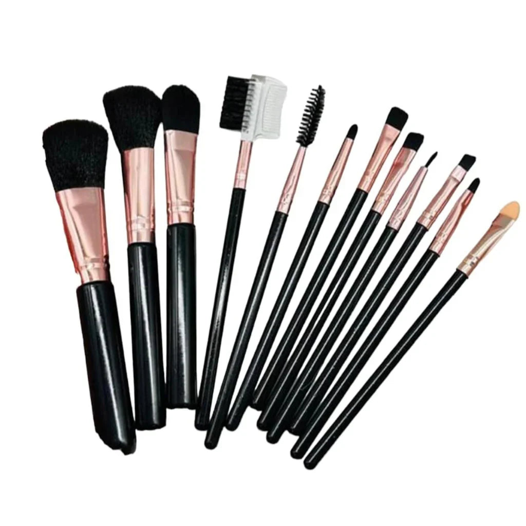 Kiss Lovely Professional Makeup Brush -12 Pcs Set Kiss Lovely