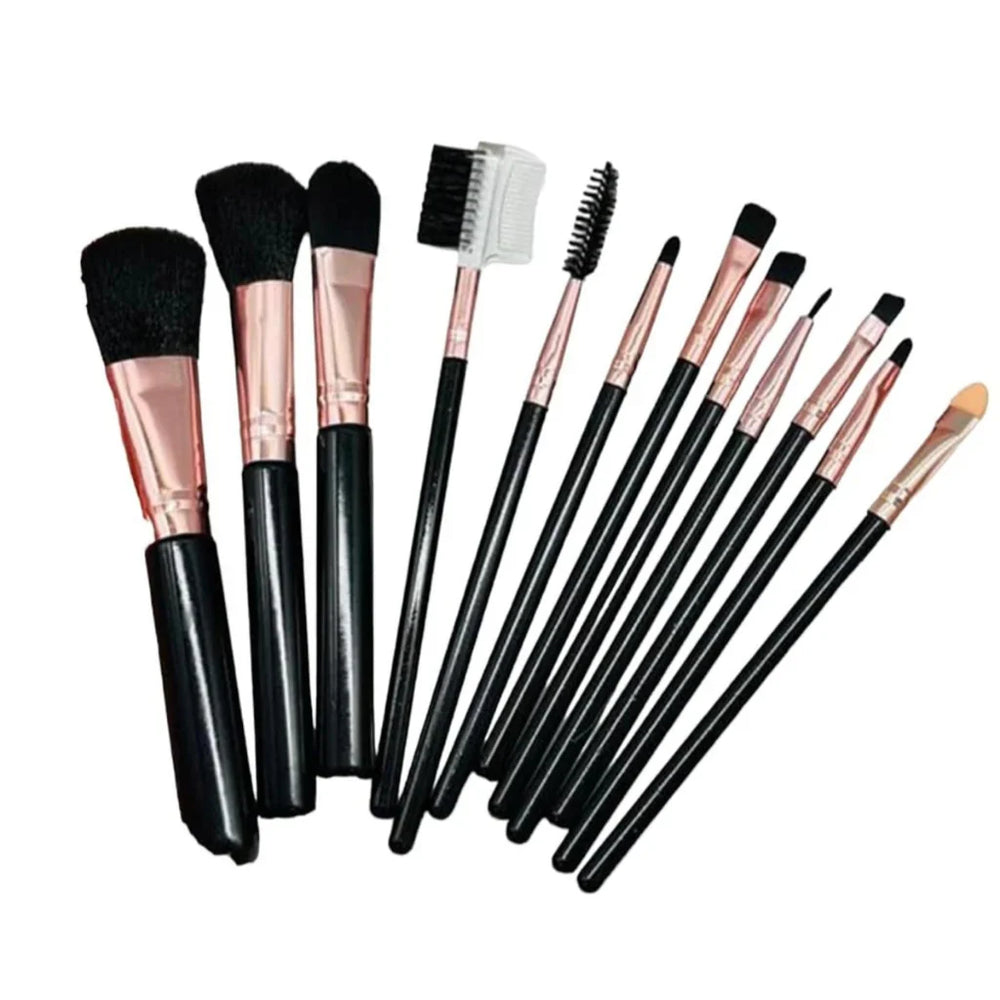 Kiss Lovely Professional Makeup Brush -12 Pcs Set Kiss Lovely