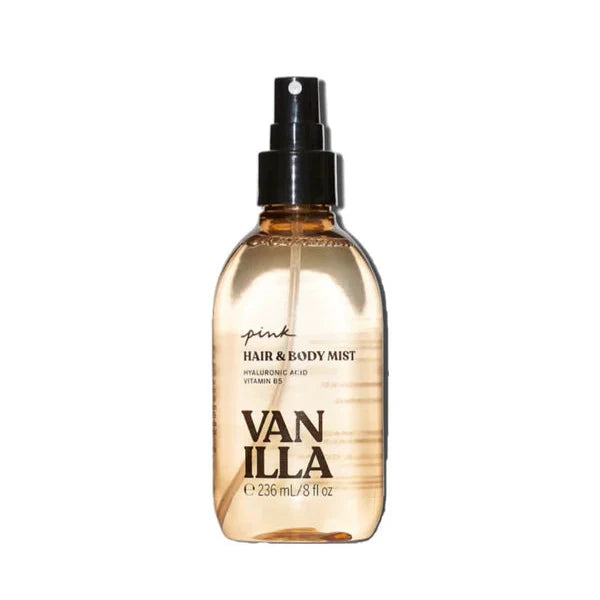🍦Pink Vanilla Hair & Body Mist – 236ml Cosmia