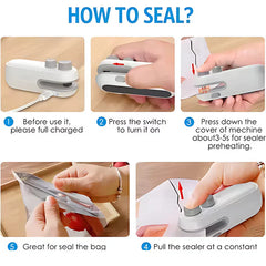 Portable USB Handheld Bag Sealer Cosmia.pk
